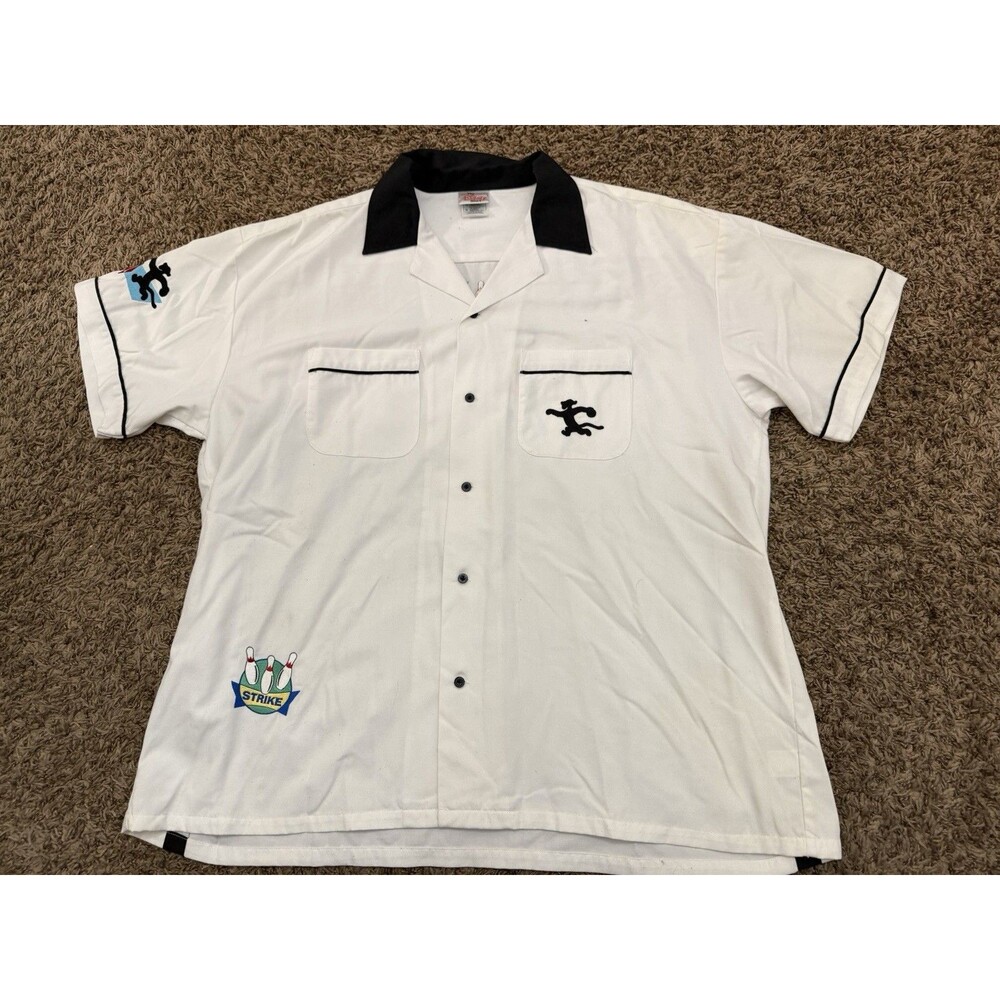 Vintage 1990’s Disney Catalog Men’s Tigger Retro Style Bowling Button-Up Sz XL